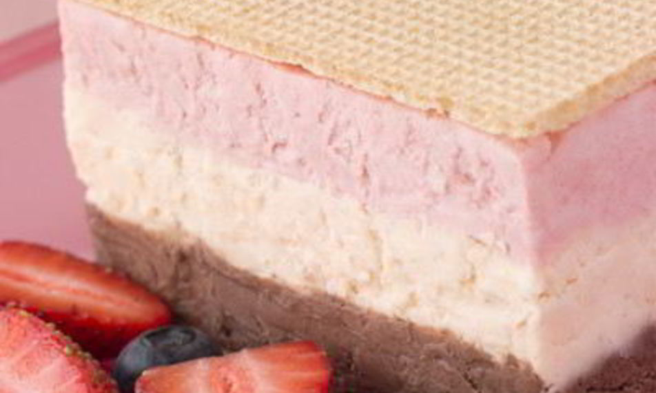 Рецепт террин из трех видов мороженого