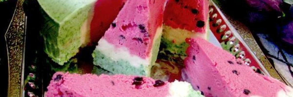 Торт-мороженое Арбуз