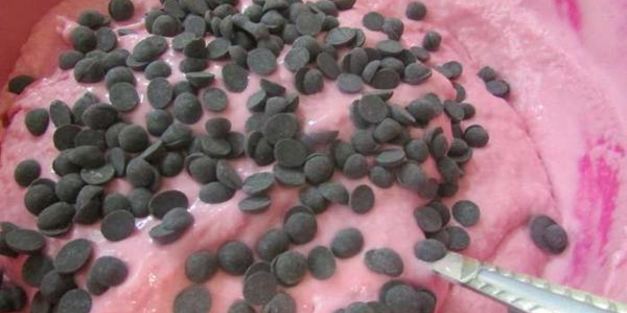 торт-мороженое арбуз