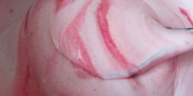 торт-мороженое арбуз