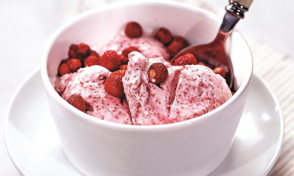 Рецепт земляничное мороженое