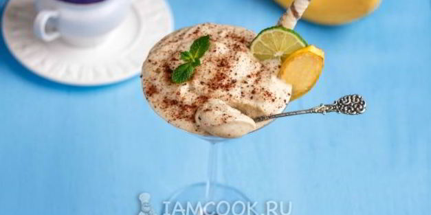 банановый мусс