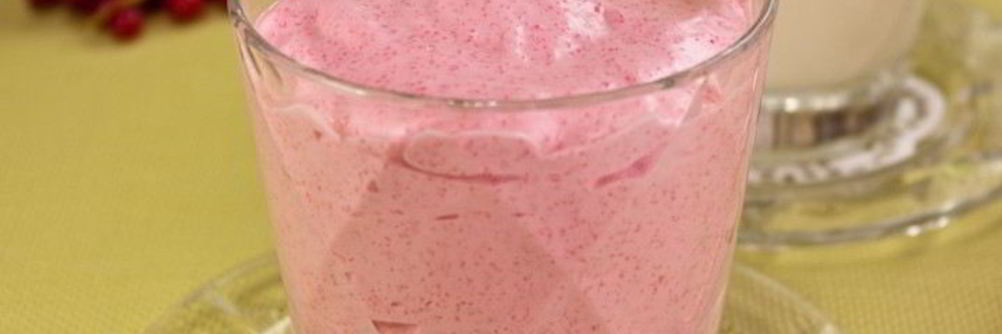 Клюквенный мусс