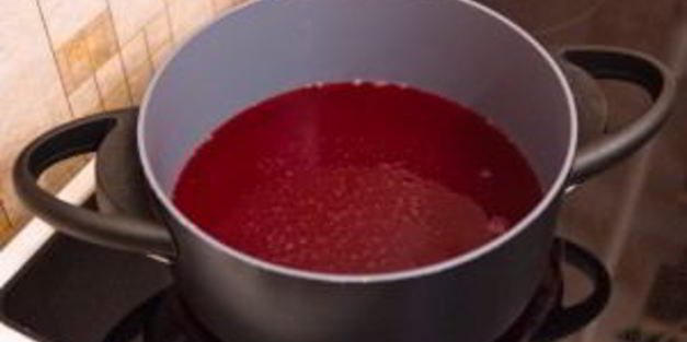 клюквенный мусс