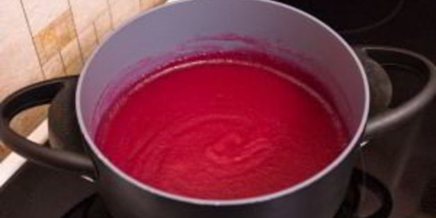 клюквенный мусс