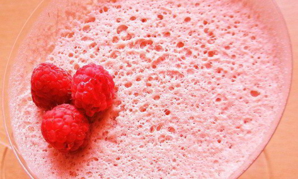 Рецепт малиновый мусс