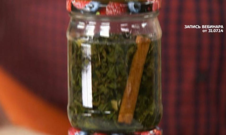 Рецепт мятное желе с корицей