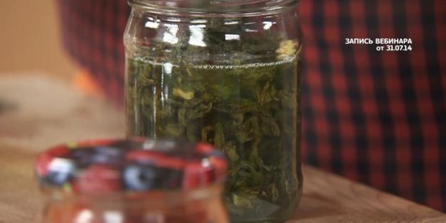 мятное желе с корицей