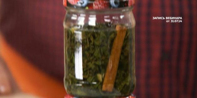 мятное желе с корицей