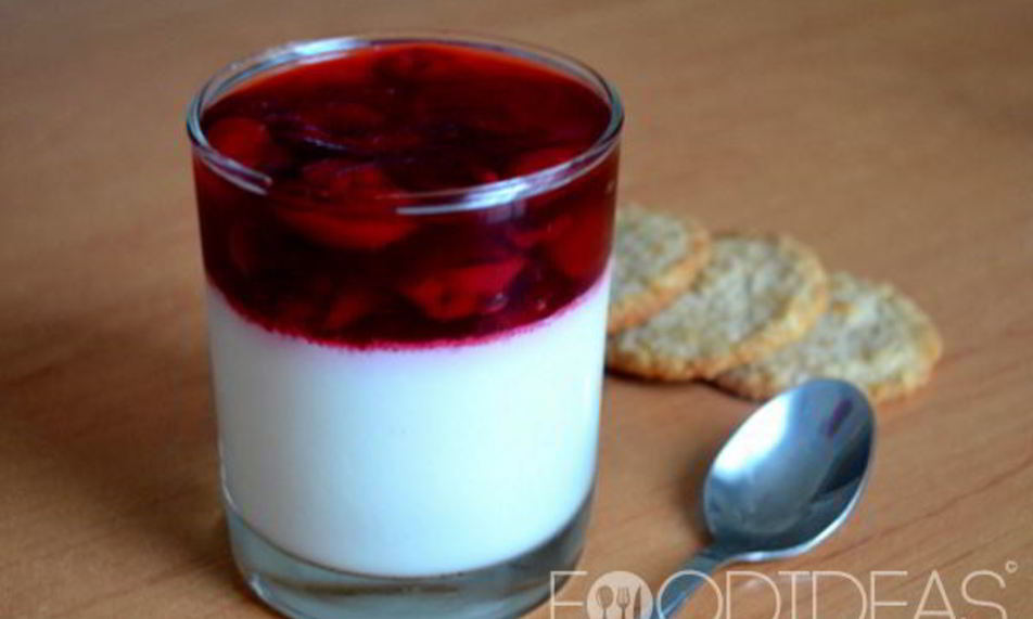 Рецепт панна-котта с вишней