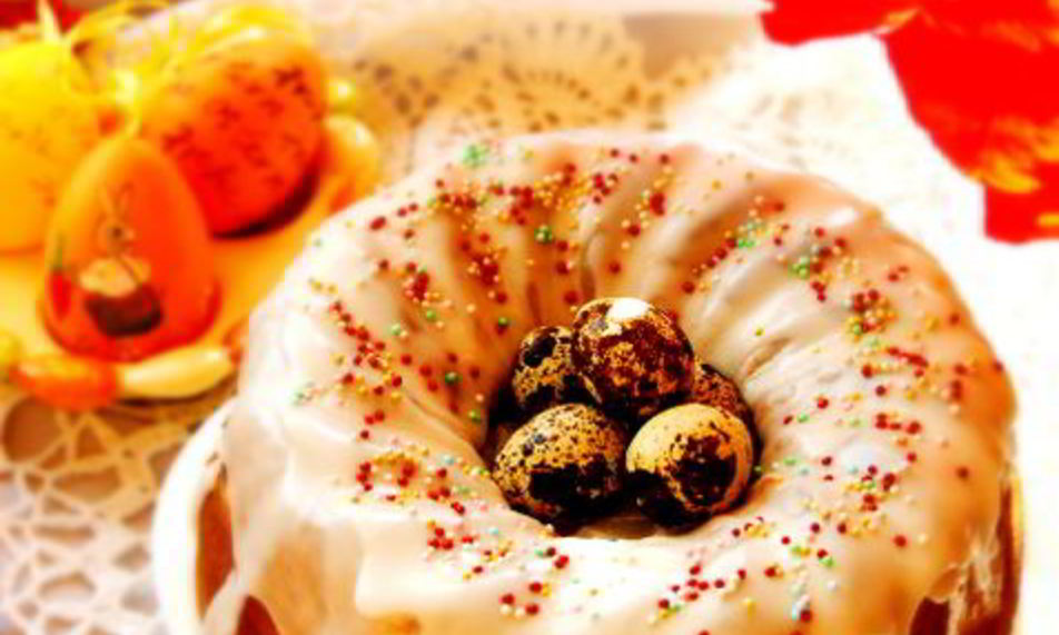 Рецепт быстрый, бездрожжевой кулич