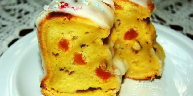 быстрый, бездрожжевой кулич