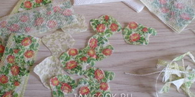 декупаж пасхальных яиц