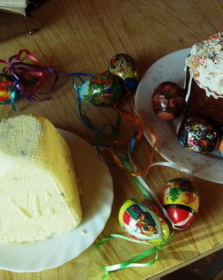 Кулич и пасха Со светлым праздником Пасхи