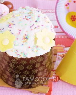 Кулич на французском тесте