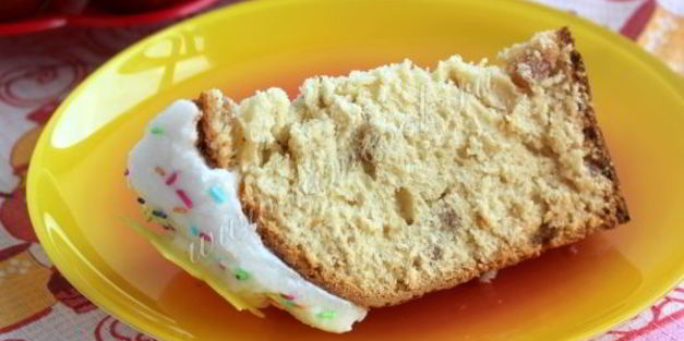 кулич на французском тесте