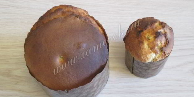 кулич на французском тесте