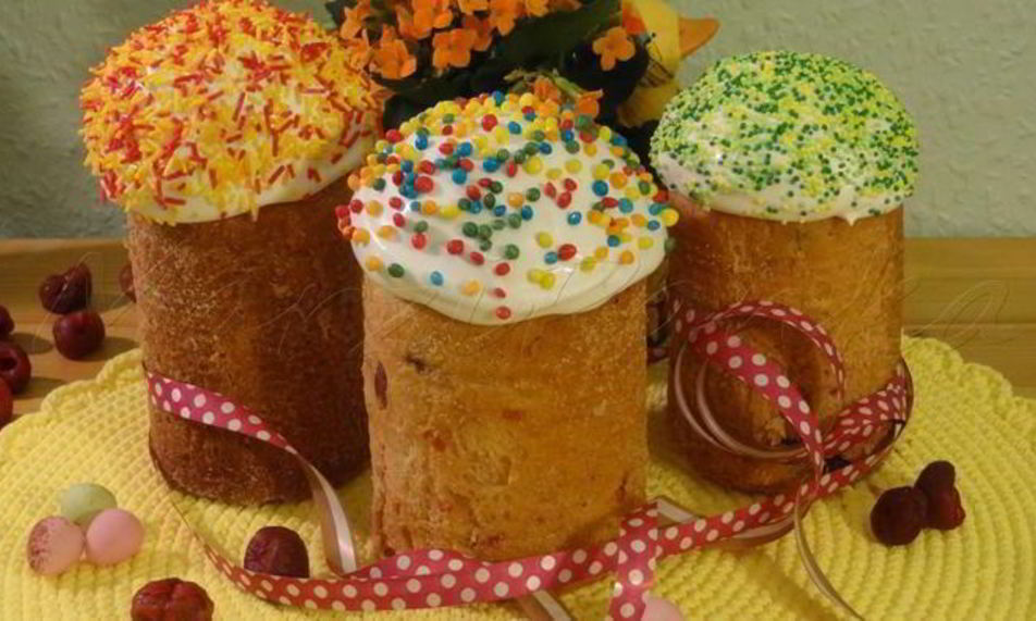 Рецепт кулич с вяленой вишней и кедровыми орешками