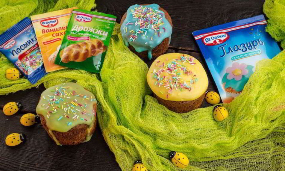 Рецепт мини-куличи с апельсиновыми цукатами