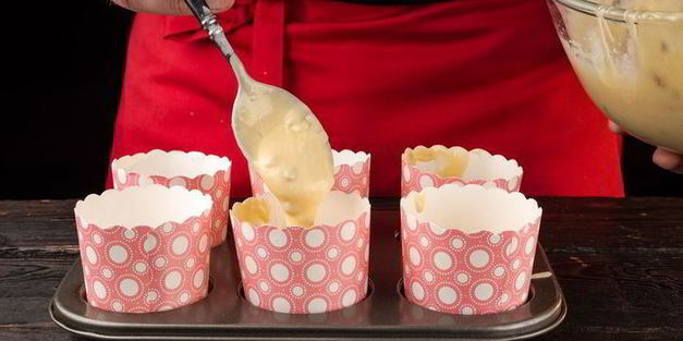 мини-куличи с апельсиновыми цукатами