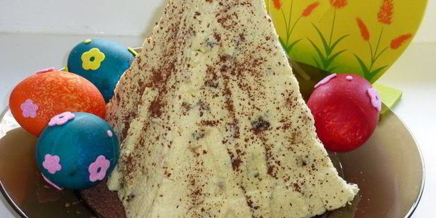 нежная заварная пасха с шафраном