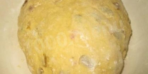 пасха простая с изюмом