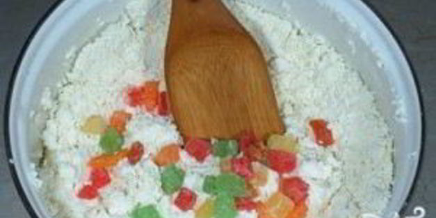 пасха со сливками и цукатами