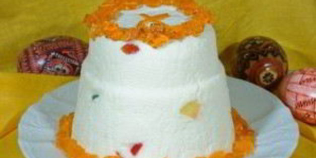 пасха со сливками и цукатами