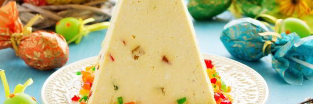 Пасхальный кулич из творога