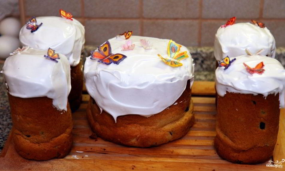 Рецепт пасхальный кулич со сметаной