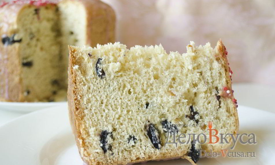 Рецепт пасхальный кулич