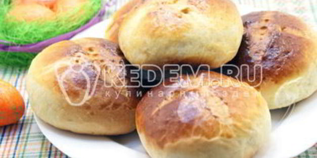 пасхальные булочки с курагой