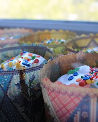 Пасхальные лимонные куличи