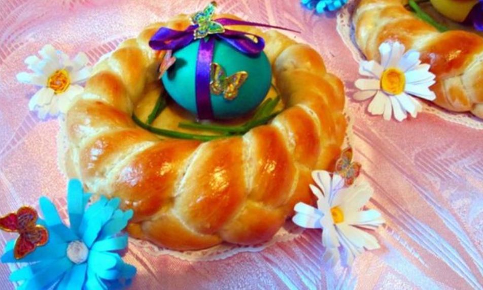 Рецепт пасхальные плетенки для яиц