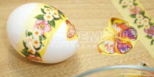 пасхальные яйца бабочки-цветочки