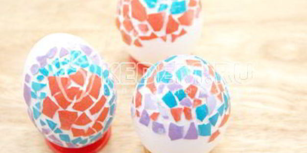 пасхальные яйца мозаика