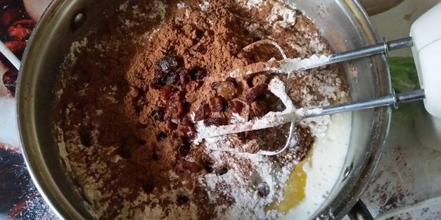 шоколадный кулич в мультиварке