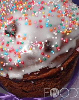 Шоколадный кулич