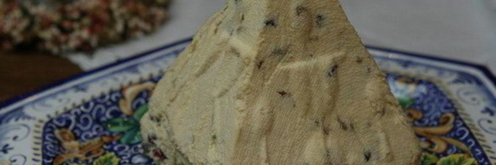 Сливочная пасха с цукатами