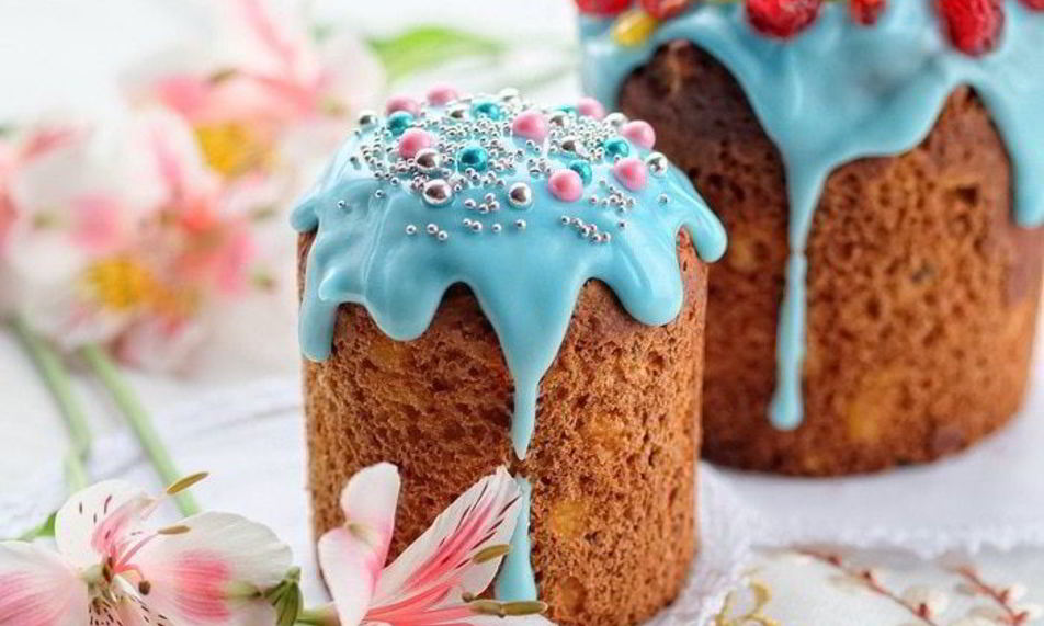 Рецепт сочный творожный кулич