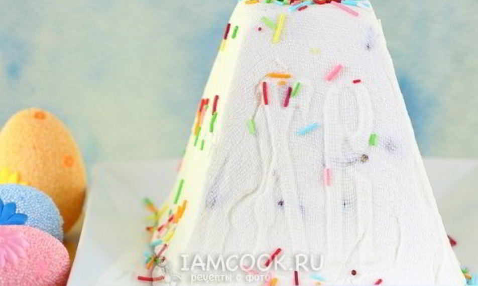 Рецепт царская творожная пасха без выпечки