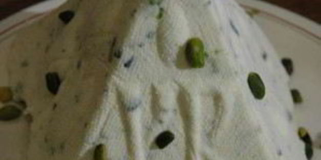 творожная пасха фисташковая