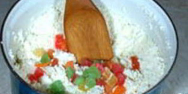 творожная пасха с цукатами