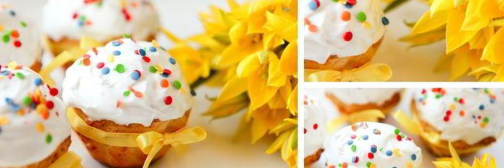 Творожные мини-куличи