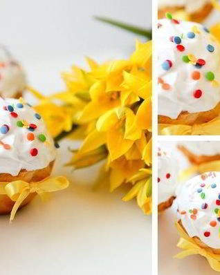 Творожные мини-куличи