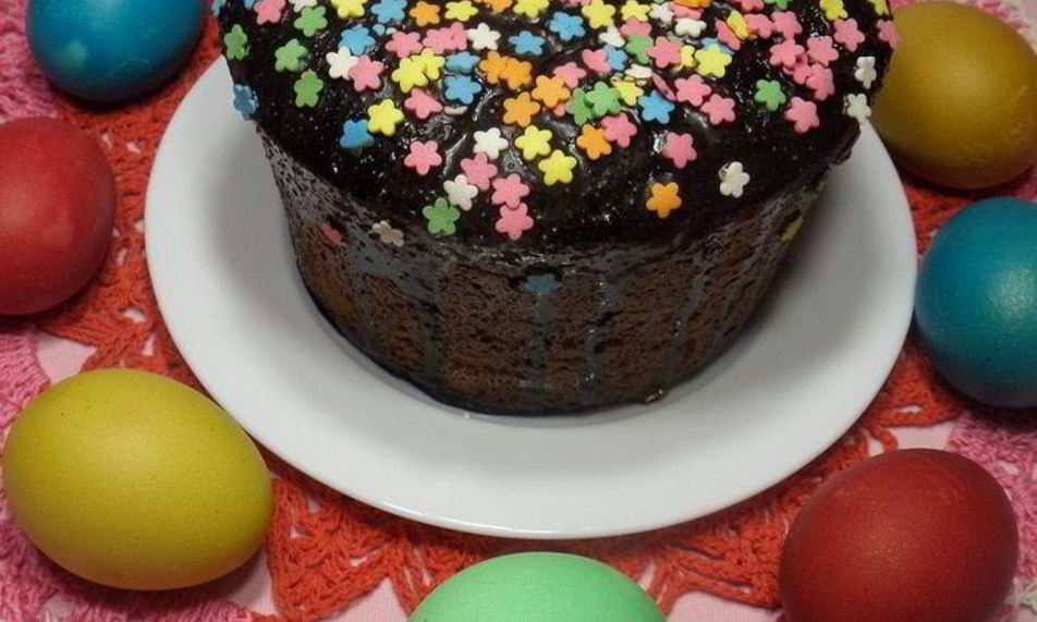 Рецепт ванильный кулич с сухофруктами