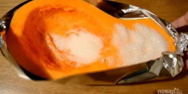простой десерт из запеченной тыквы