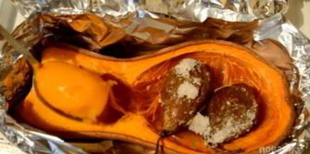 простой десерт из запеченной тыквы