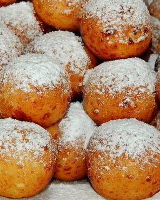 Простые творожные шарики