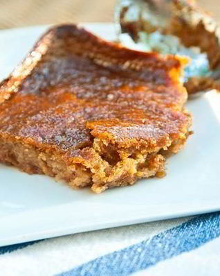 Пудинг с хурмой